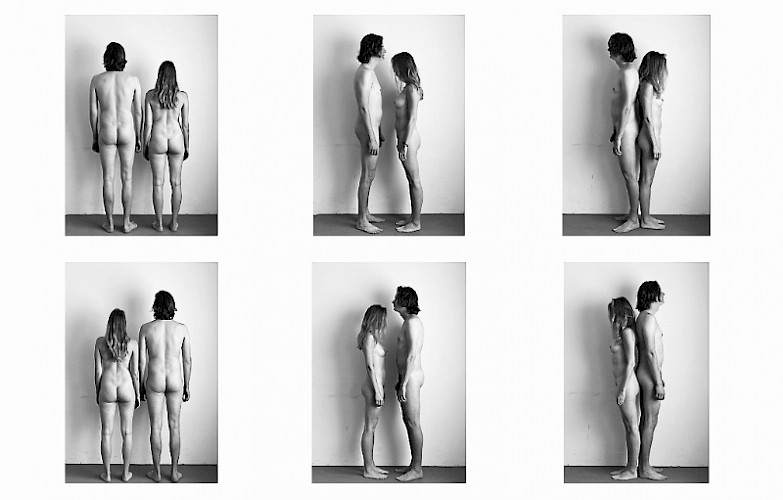 "Equality" 2020 / 6 black and white photographs on aludibond