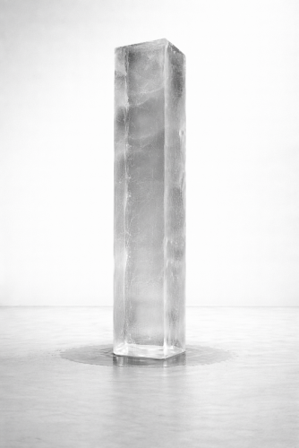 JUST-ICE, ice block, 6:1 vertikal proportion, approx 5 m high, 2026